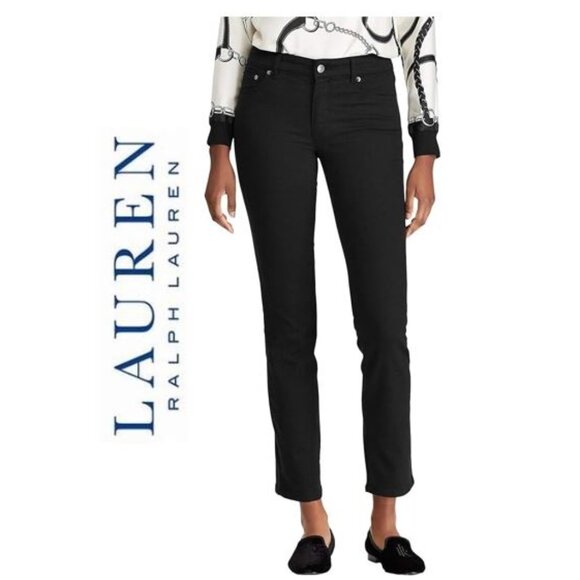 LAUREN RALPH LAUREN - Classic! Black premier straight cut jean - Picture 3 of 13